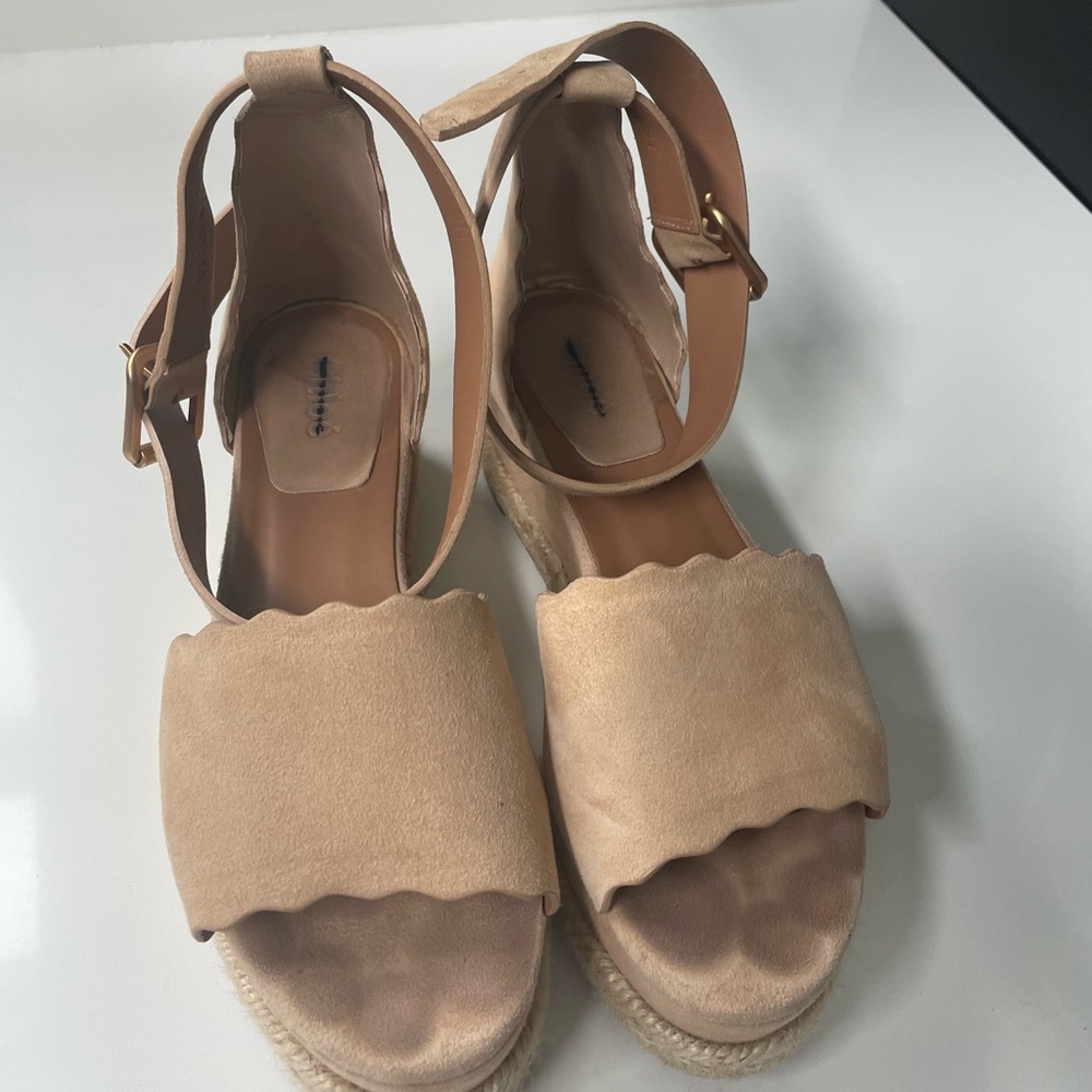 Chloe Lauren platform sandals size 6